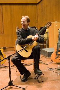 David Newsam performs at a private event.